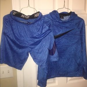 Nike Hoodie and matching shorts